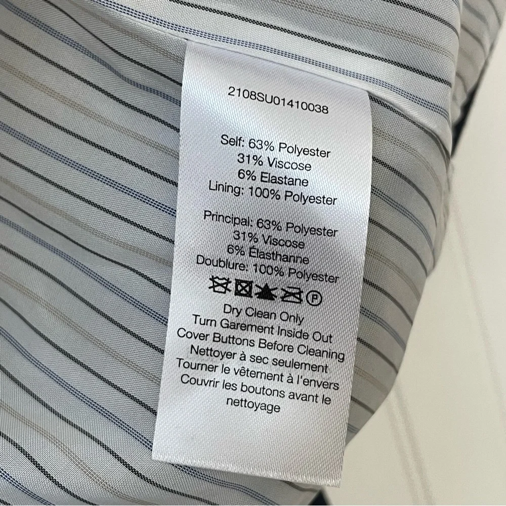 Veronica Beard Nevis Blazer Jacket Navy Blue Size 4 - Picture 8 of 12